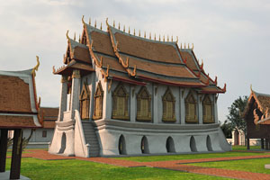 พระตำหนักคำหยาด อ่างทอง 3D Model ภาพกราฟิก 3มิติ Thai Palace