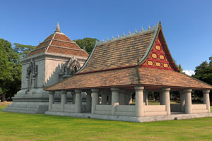 วัดตระพังทองหลาง กราฟิก 3มิติ 3D Model Thai Temple