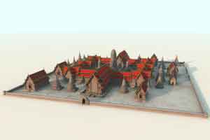 จำลองวัดพระราม 3D Model โมเดล จ.อยุธยา